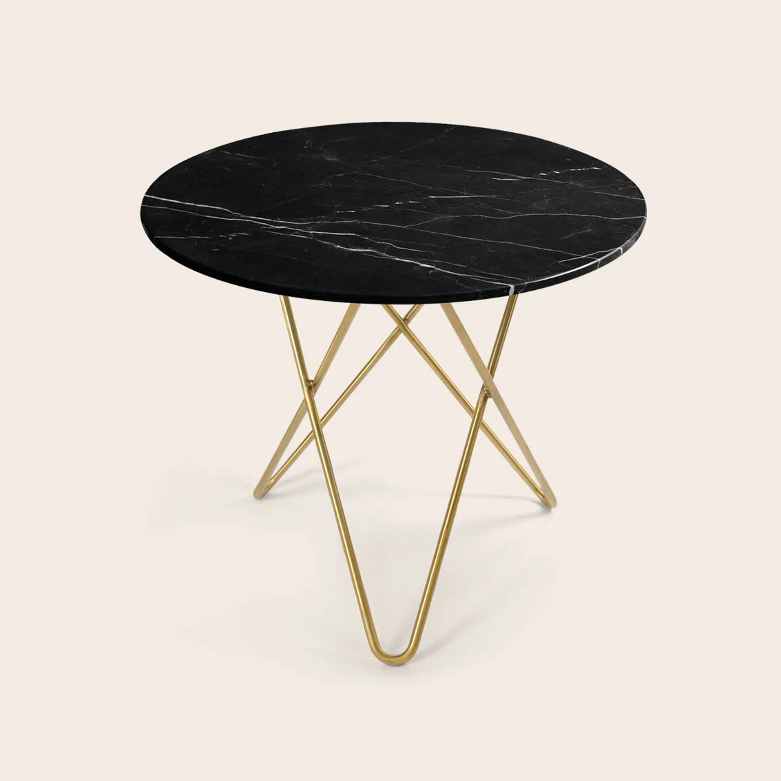 DINING O table 80cm - Round Danish Marble Dining Table — OXDENMARQ